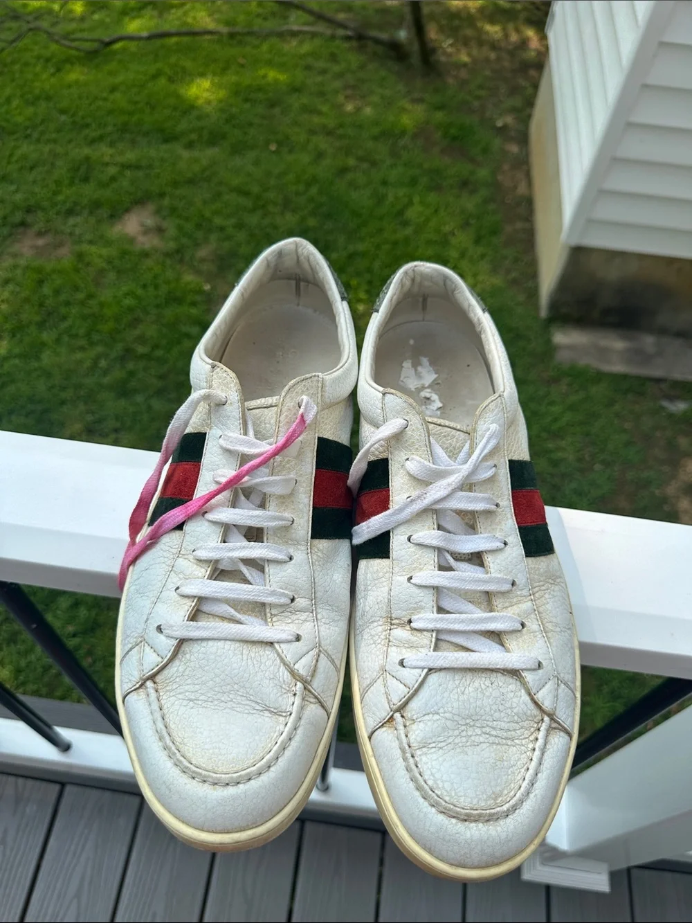 Gucci Men's Gucci Ace Leather Sneakers